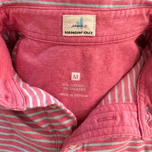 johnnie-o Crew Striped Jersey Performance Golf Polo. Men’s‎ Medium. - Picture 2 of 8